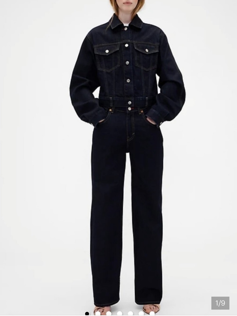 NWT GAP x Victoria Beckham High Rise Straight Denim